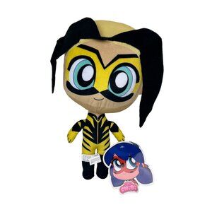 NWT ZAG Chibi Vesperia Chloe Miraculous Ladybug Plush Stuffed Toy 11" Yellow